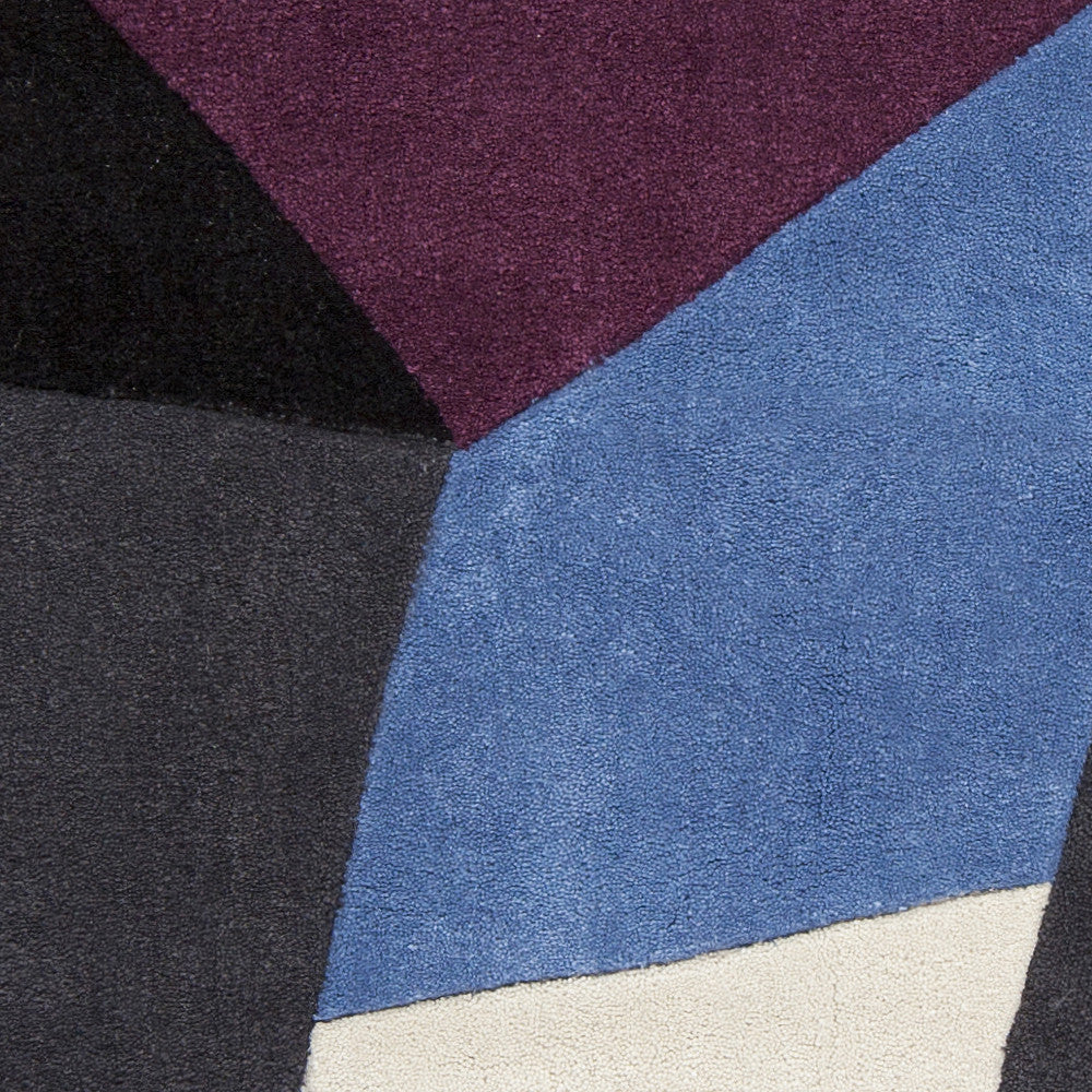 Surya Cosmopolitan COS-9135 Eggplant Hand Tufted Area Rug Sample Swatch