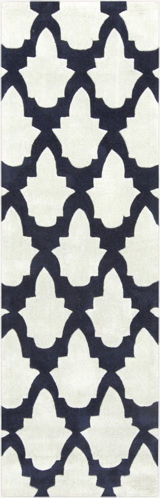 Surya Cosmopolitan COS-9159 Navy Area Rug 2'6'' x 8' Runner