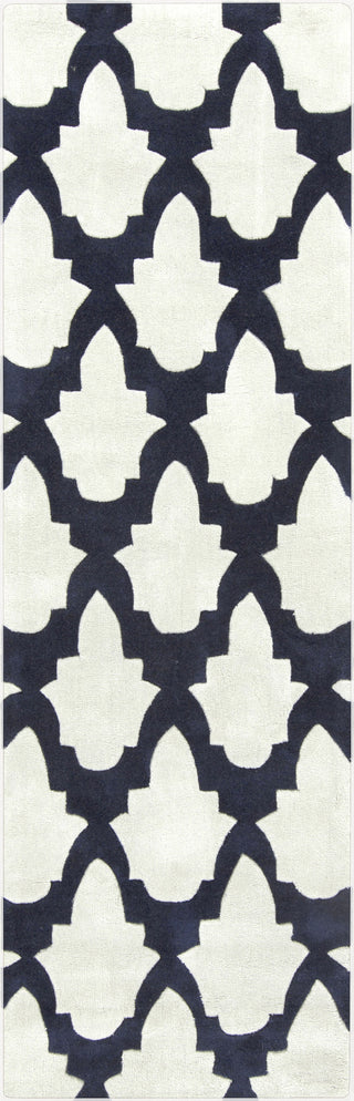 Surya Cosmopolitan COS-9159 Navy Area Rug 2'6'' X 8' Runner