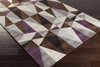 Surya Cosmopolitan COS-9171 Eggplant Hand Tufted Area Rug 5x8 Corner