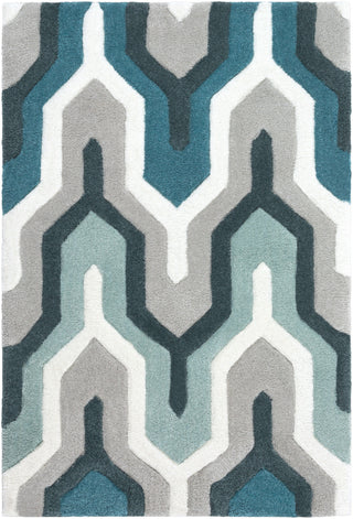 Surya Cosmopolitan COS-9175 Teal Area Rug 2' x 3'