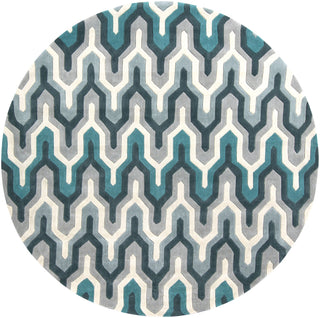 Surya Cosmopolitan COS-9175 Teal Area Rug 8' Round