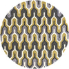 Surya Cosmopolitan COS-9177 Gold Area Rug 8' Round