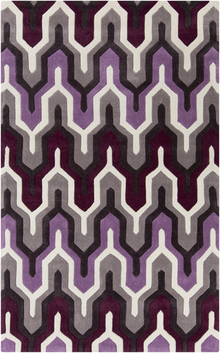 Surya Cosmopolitan COS-9178 Eggplant Area Rug 5' x 8'