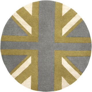 Surya Cosmopolitan COS-9186 Gold Area Rug 8' Round