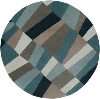 Surya Cosmopolitan COS-9187 Teal Area Rug 8' Round