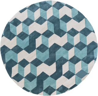 Surya Cosmopolitan COS-9189 Teal Area Rug 8' Round