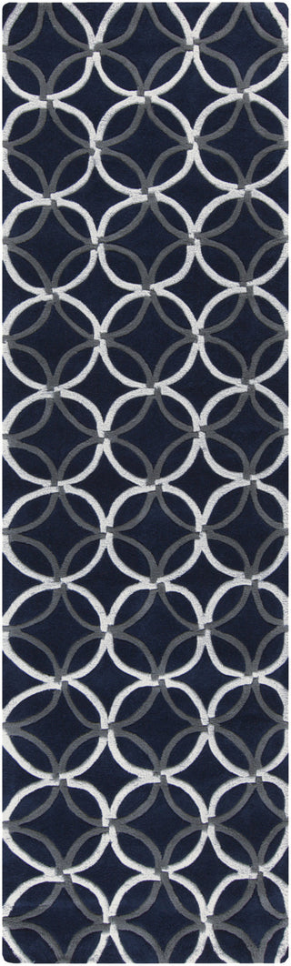 Surya Cosmopolitan COS-9190 Navy Area Rug 2'6'' x 8' Runner