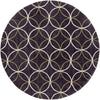 Surya Cosmopolitan COS-9191 Eggplant Area Rug 8' Round
