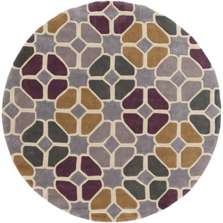 Surya Cosmopolitan COS-9192 Burgundy Area Rug 8' Round