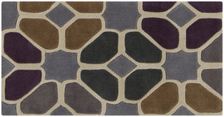 Surya Cosmopolitan COS-9192 Burgundy Hand Tufted Area Rug Sample Swatch