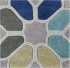 Surya Cosmopolitan COS-9193 Cobalt Hand Tufted Area Rug 16'' Sample Swatch