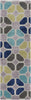 Surya Cosmopolitan COS-9193 Cobalt Area Rug 2'6'' x 8' Runner