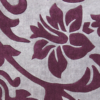 Surya Cosmopolitan COS-9195 Eggplant Hand Tufted Area Rug Sample Swatch