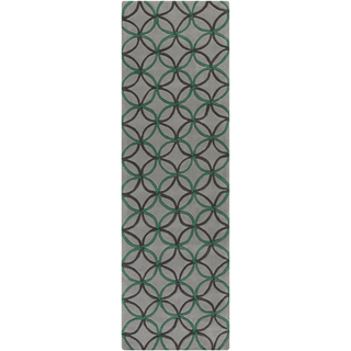 Surya Cosmopolitan COS-9196 Emerald/Kelly Green Area Rug 2'6'' x 8' Runner