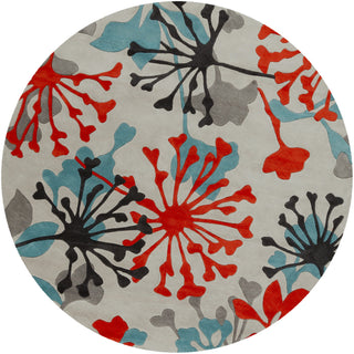 Surya Cosmopolitan COS-9197 Teal Area Rug 8' Round