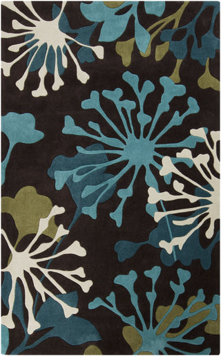 Surya Cosmopolitan COS-9198 Teal Area Rug 5' x 8'