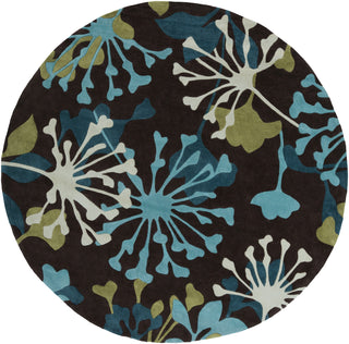 Surya Cosmopolitan COS-9198 Teal Area Rug 8' Round