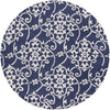 Surya Cosmopolitan COS-9201 Navy Area Rug 8' Round