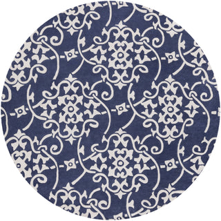 Surya Cosmopolitan COS-9201 Navy Area Rug 8' Round