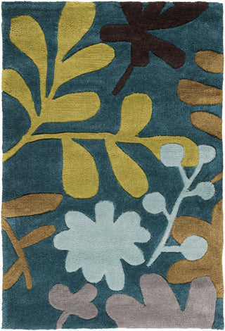 Surya Cosmopolitan COS-9208 Teal Area Rug 2' x 3'