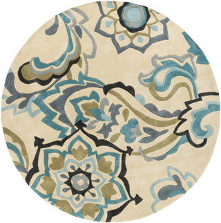 Surya Cosmopolitan COS-9209 Teal Area Rug 8' Round