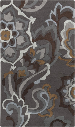 Surya Cosmopolitan COS-9210 Charcoal Area Rug 5' x 8'