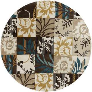 Surya Cosmopolitan COS-9211 Chocolate Area Rug 8' Round