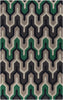 Surya Cosmopolitan COS-9213 Emerald/Kelly Green Area Rug 5' x 8'