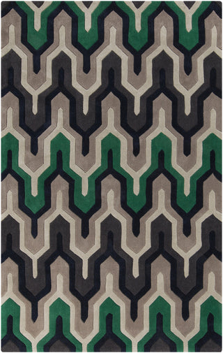 Surya Cosmopolitan COS-9213 Emerald/Kelly Green Area Rug 5' x 8'