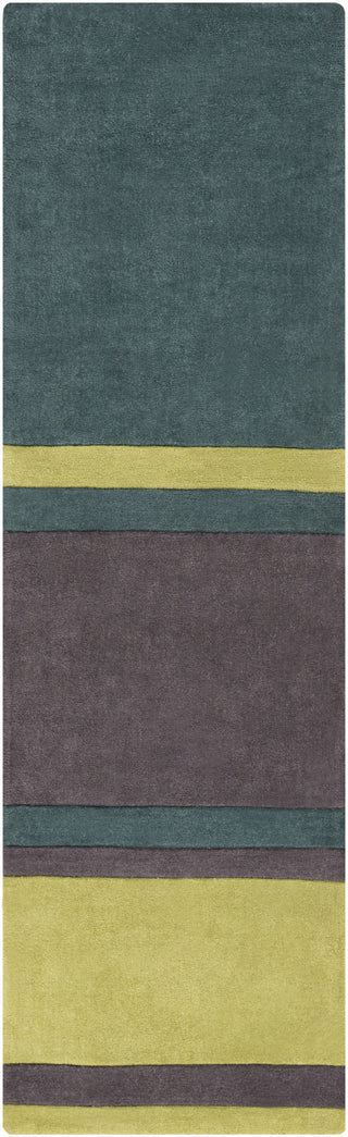 Surya Cosmopolitan COS-9214 Emerald/Kelly Green Area Rug 2'6'' x 8' Runner