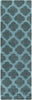 Surya Cosmopolitan COS-9225 Teal Area Rug 2'6'' x 8' Runner