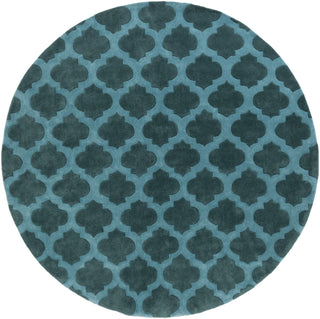 Surya Cosmopolitan COS-9225 Teal Area Rug 8' Round