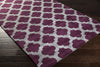 Surya Cosmopolitan COS-9228 Violet Hand Tufted Area Rug 5x8 Corner
