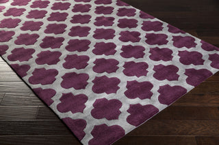 Surya Cosmopolitan COS-9228 Violet Hand Tufted Area Rug 5x8 Corner