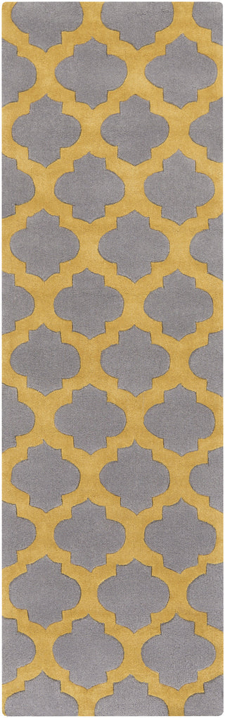 Surya Cosmopolitan COS-9229 Gold Hand Tufted Area Rug 2'6'' X 8' Runner