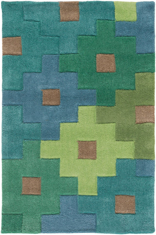 Surya Cosmopolitan COS-9230 Emerald/Kelly Green Area Rug 2' x 3'