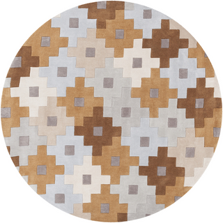 Surya Cosmopolitan COS-9234 Mocha Area Rug 8' Round