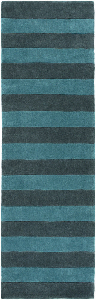 Surya Cosmopolitan COS-9253 Teal Area Rug 2'6'' x 8' Runner