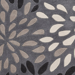 Surya Cosmopolitan COS-9263 Charcoal Hand Tufted Area Rug Sample Swatch