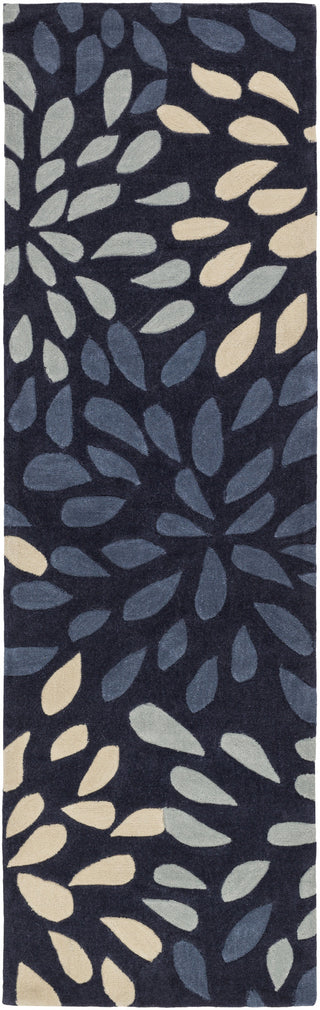 Surya Cosmopolitan COS-9265 Navy Area Rug 2'6'' X 8' Runner