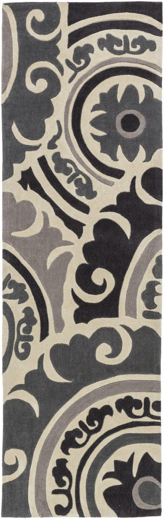 Surya Cosmopolitan COS-9268 Black Hand Tufted Area Rug 