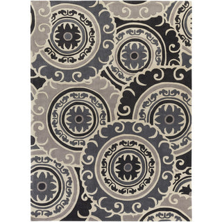 Surya Cosmopolitan COS-9268 Black Hand Tufted Area Rug 8' X 11'