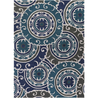 Surya Cosmopolitan COS-9270 Navy Hand Tufted Area Rug 8' X 11'