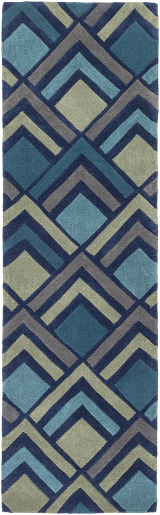 Surya Cosmopolitan COS-9273 Navy Area Rug 2'6'' X 8' Runner