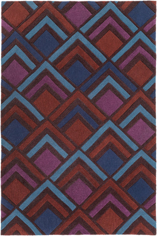 Surya Cosmopolitan COS-9276 Dark Purple Area Rug 5' X 8'