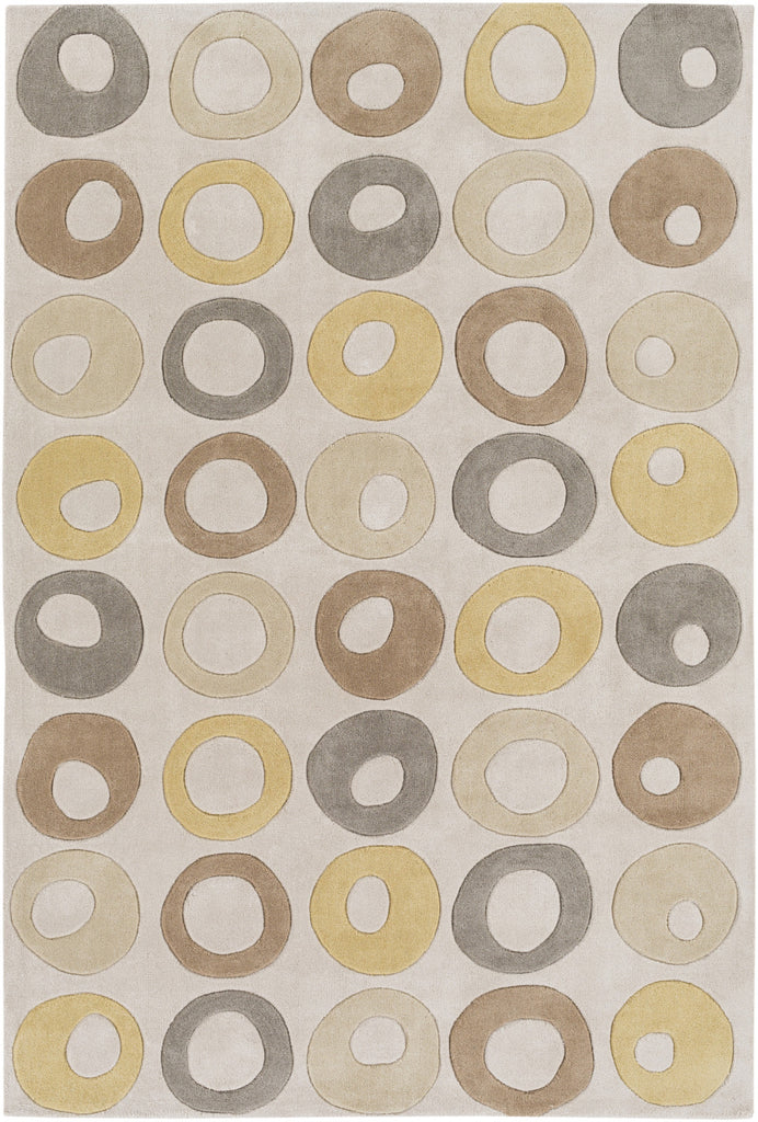 Cosmopolitan COS-9286 White Area Rug by Surya 5' X 8'