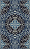 Cosmopolitan COS-9290 Blue Area Rug by Surya 5' X 8'