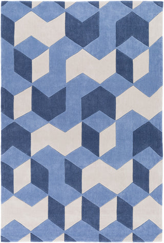 Cosmopolitan COS-9300 Blue Hand Tufted Area Rug by Surya 5' X 8'