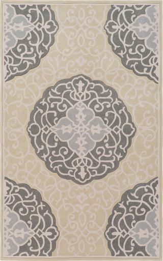 Surya Cosmopolitan COS-9302 Moss Medium Gray Taupe Cream Area Rug main image